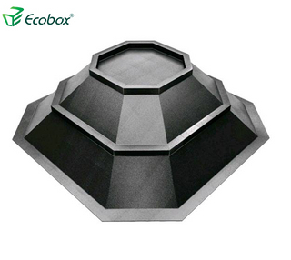 Ecobox Eco-friendly hexágono único fruto falso Riser step